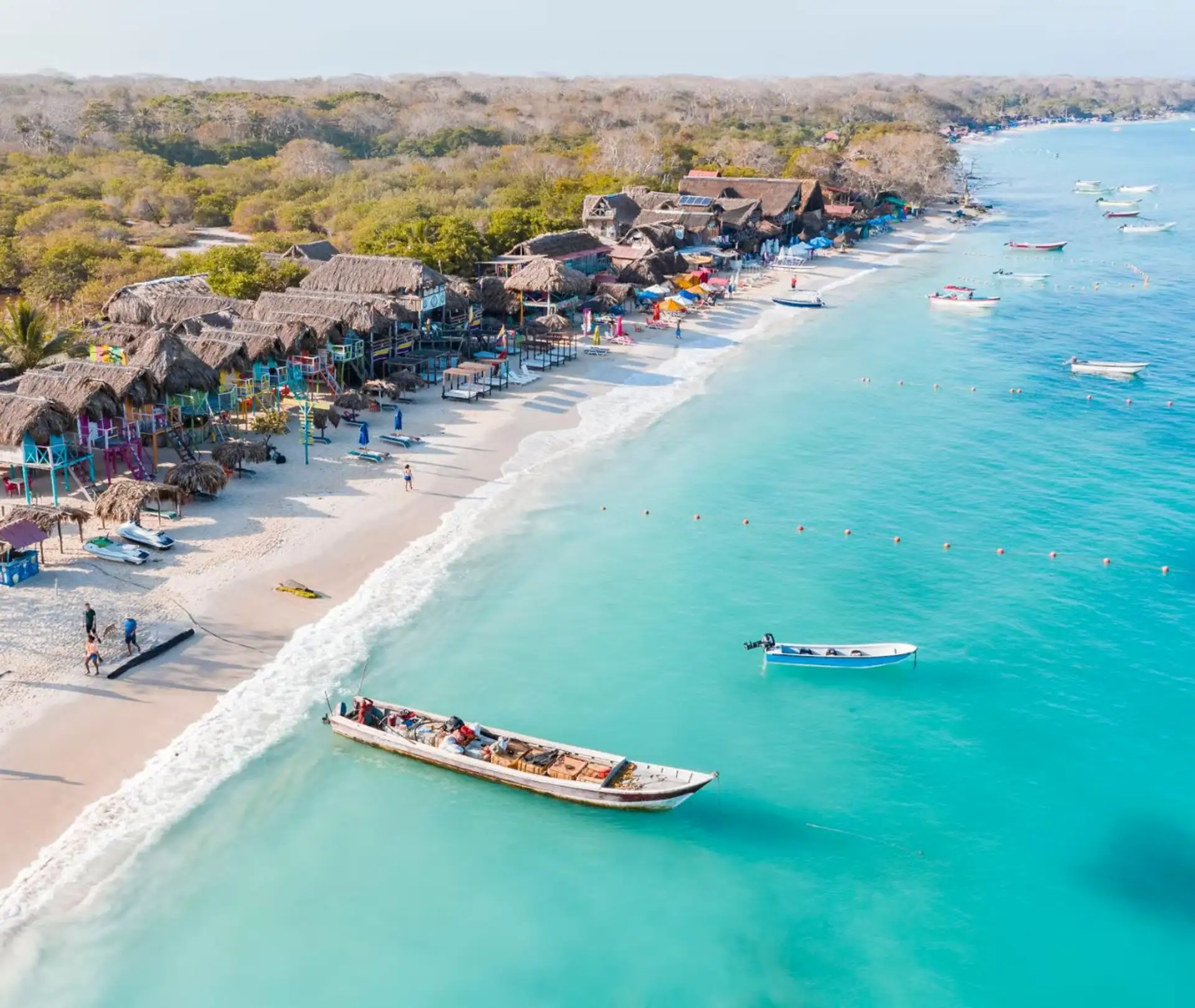 Beach clubs in Cartagena